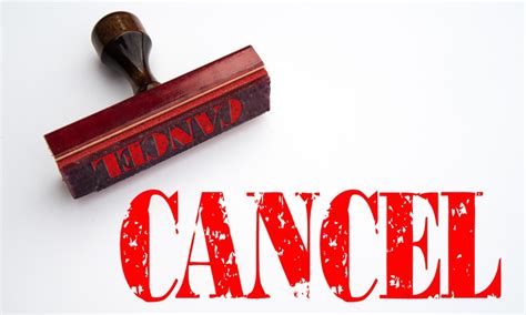 Cancelled Registrations .